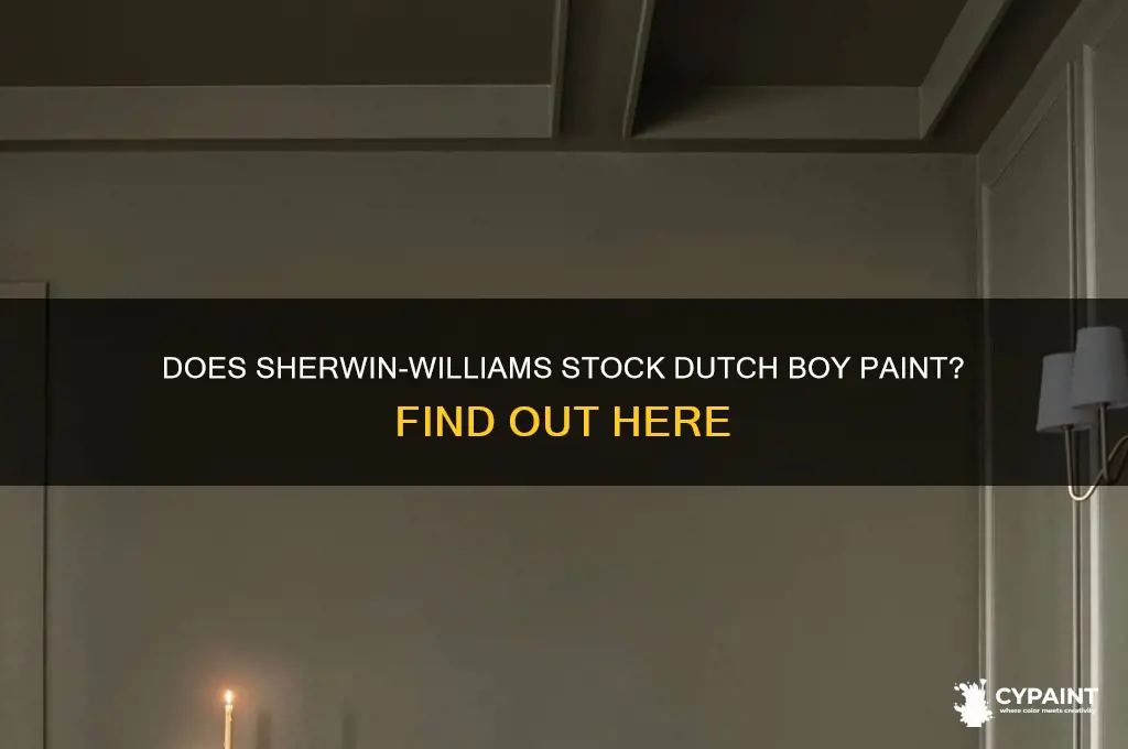 does sherwin williams carry dutch boy paint