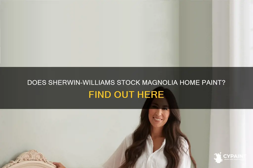 does sherwin williams carry magnolia home paint