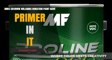 Sherwin-Williams Duration Paint: Primer Included?