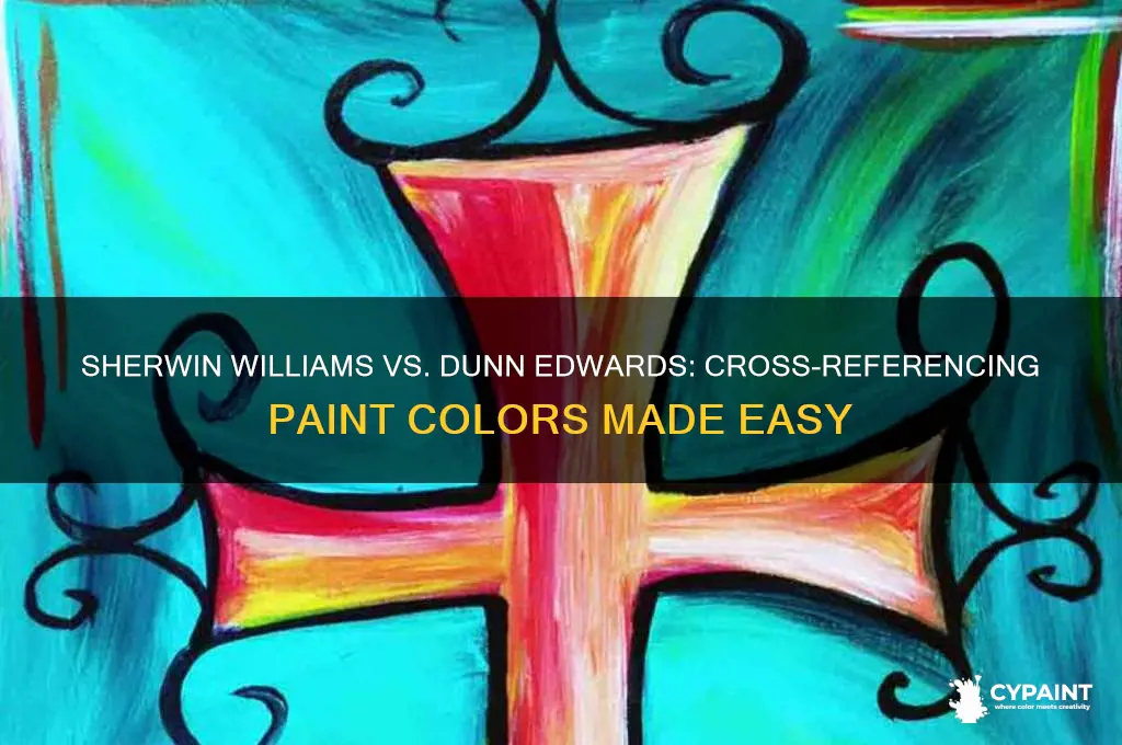does sherwin williams have cross reference to dunn edwards paint
