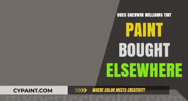 Can Sherwin-Williams Tint Paint Purchased from Other Stores?