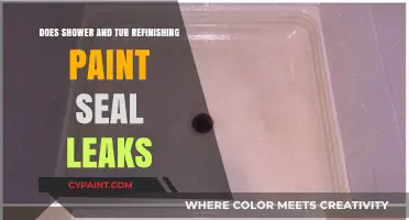 Shower and Tub Refinishing: Seal Leaks with Paint?