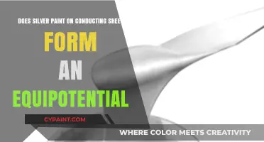 Silver Paint on Conducting Sheets: Truly Equipotential?