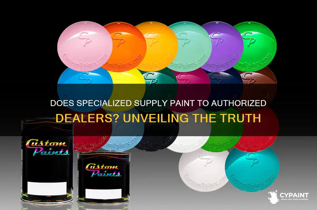 does specialized provide paint to their dealers
