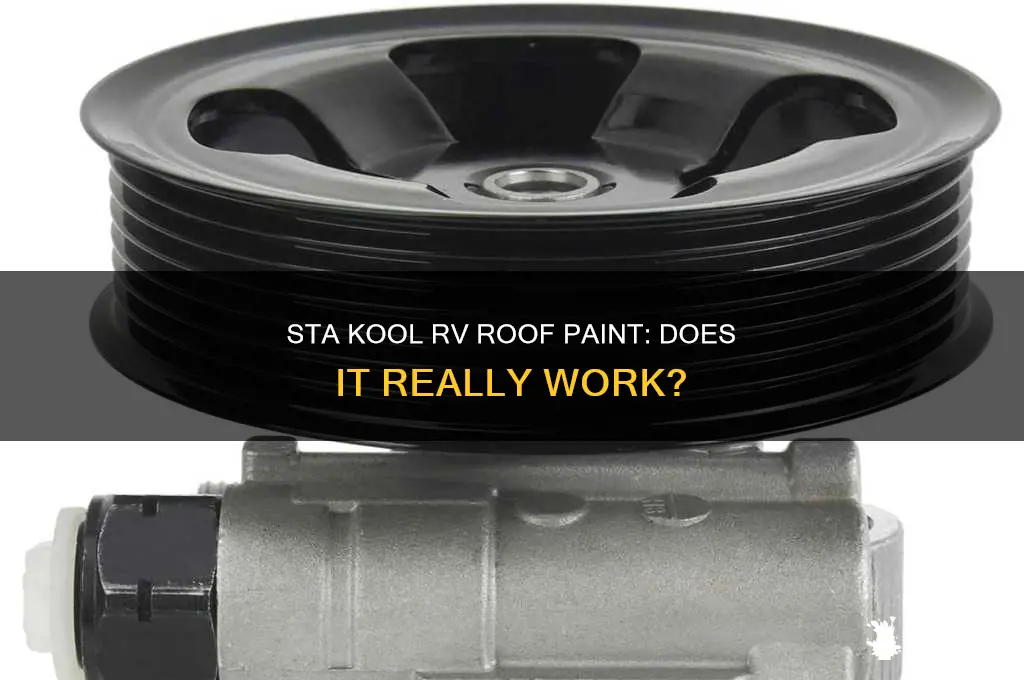 does sta kool paint on a rv roof really work