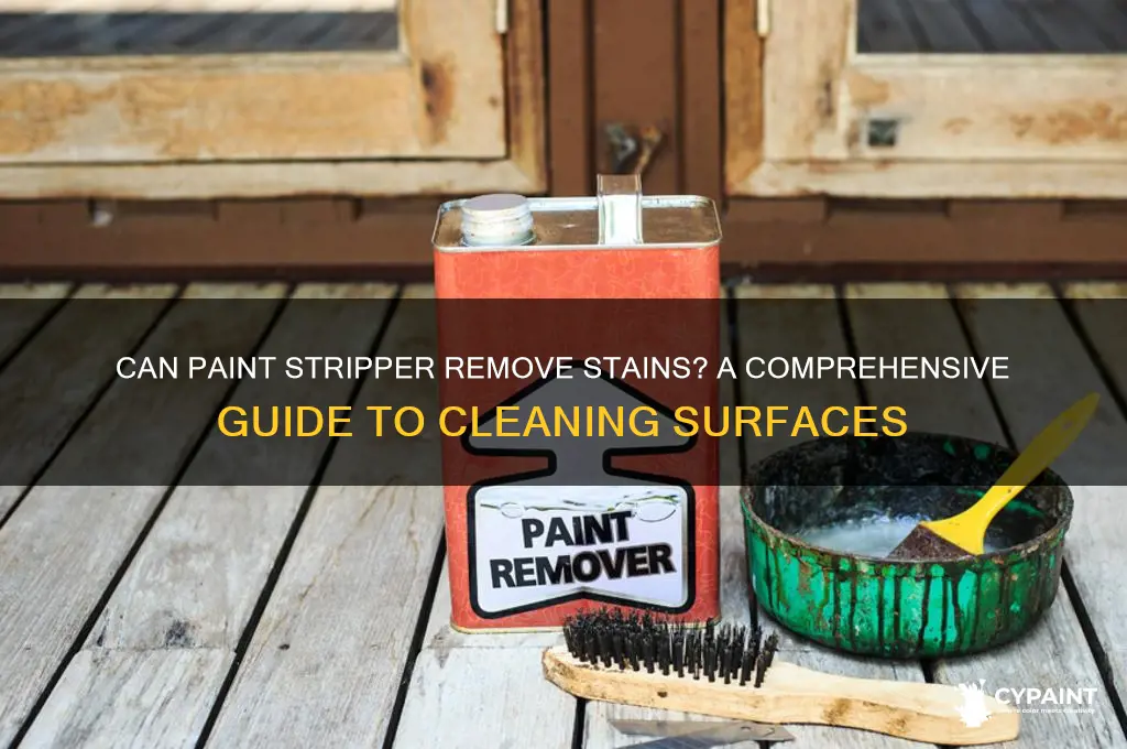 does stain come off with paint stripper