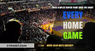Staples Center Court: Painted Fresh for Every Home Game?