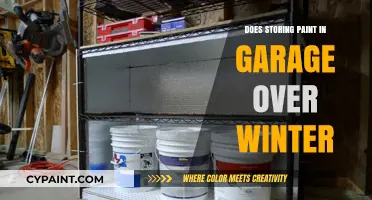 Storing Paint in Garage Over Winter: Tips and Best Practices