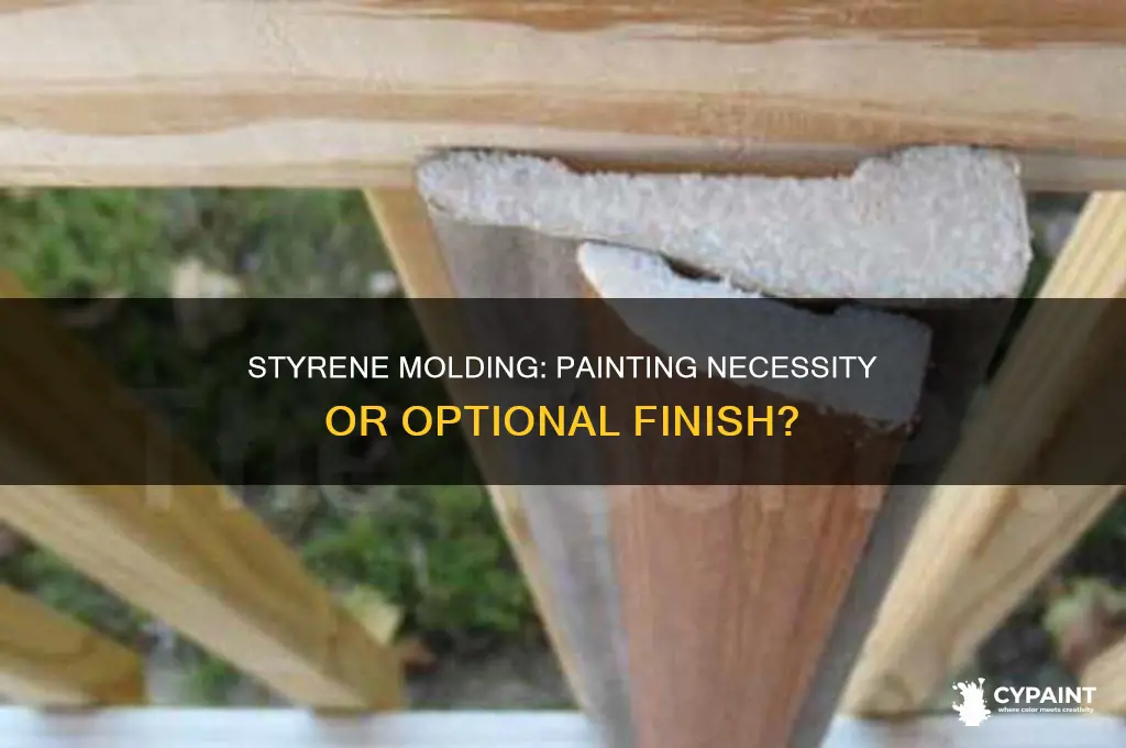 does styrene molding have to be painted