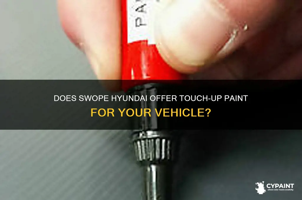 does swope hyundai have touch up paint