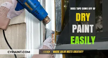 How to Remove Tape from Dry Paint Easily