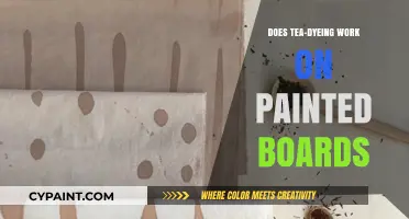 Tea-Dyeing Painted Boards: Techniques, Results, and Creative Possibilities