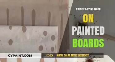 Tea-Dying Painted Boards: Techniques, Results, and Creative Possibilities