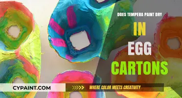 Does Tempera Paint Dry in Egg Cartons? A Creative Experiment
