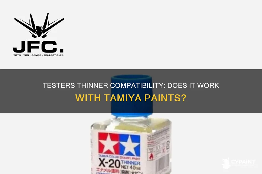 does testers thinner work with tamiya paints