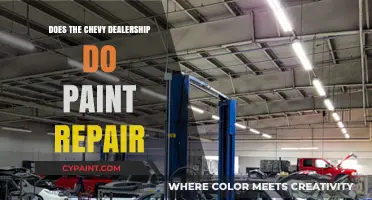 Does Your Local Chevy Dealership Offer Paint Repair Services?