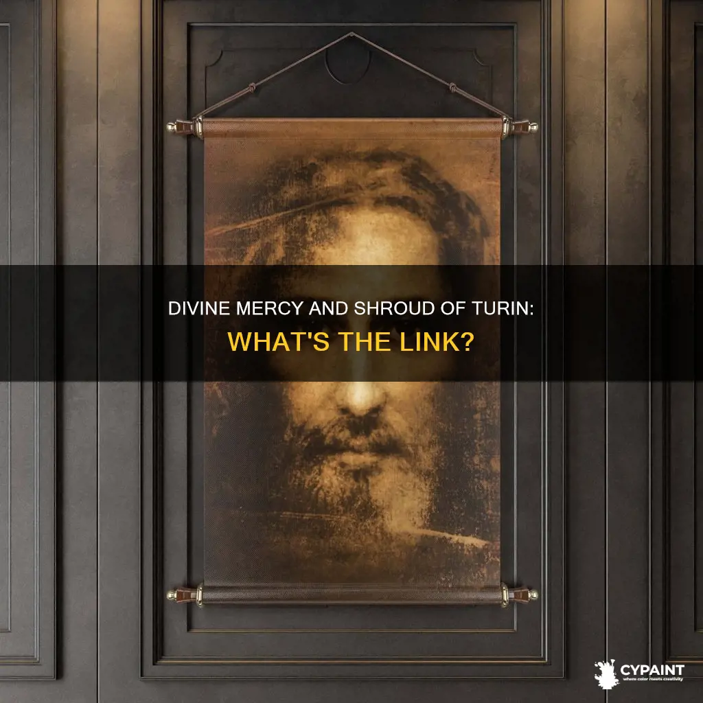 does the divine mercy painting match shroud of turin