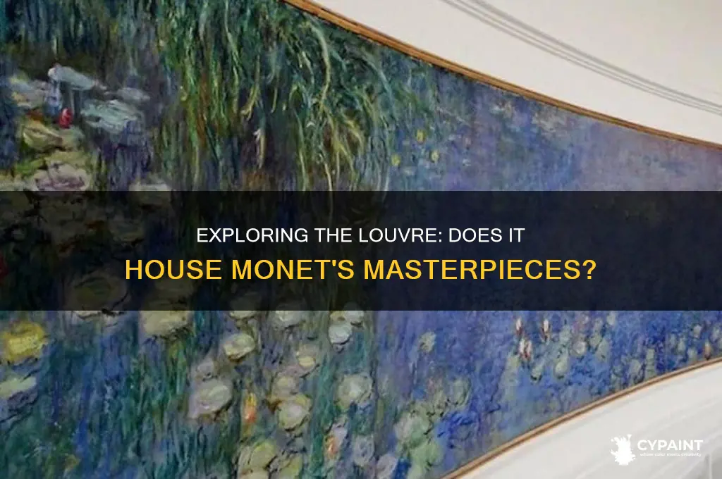does the louvre have any monet paintings