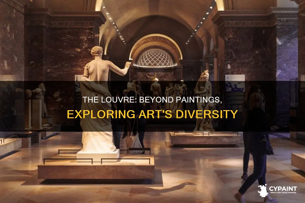 does the louvre have more than just paintings