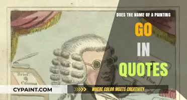 How to Title a Painting: Quotes or No Quotes?