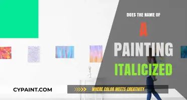 Italicizing Painting Titles: Proper Formatting for Artistic Masterpieces Explained