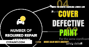Lemon Law and Defective Paint: What's Covered in North Carolina?