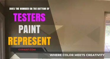 Understanding the Meaning Behind Tester Paint Can Bottom Numbers