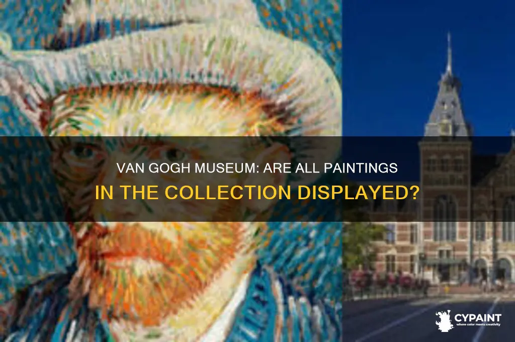 does the van gogh museum display all paintings in collections