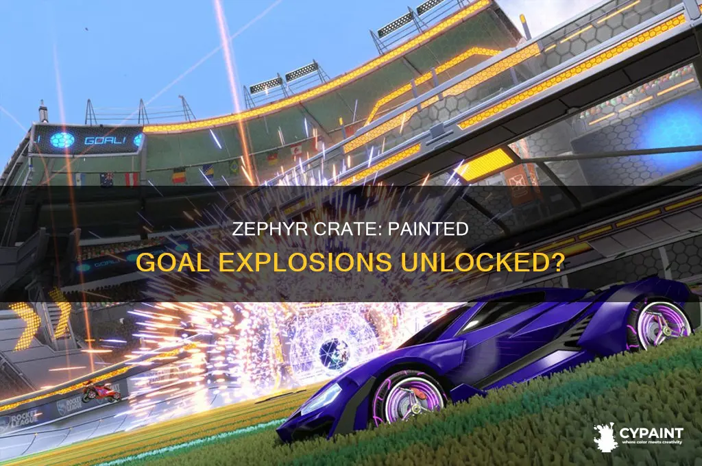 does the zephyr crate have painted goal expllosions