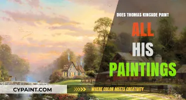 Does Thomas Kinkade Paint All His Artworks Himself?
