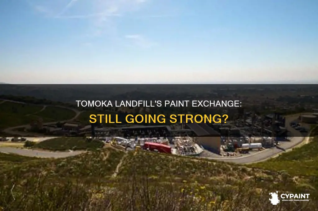 does tomoka landfill have the paint exchange still