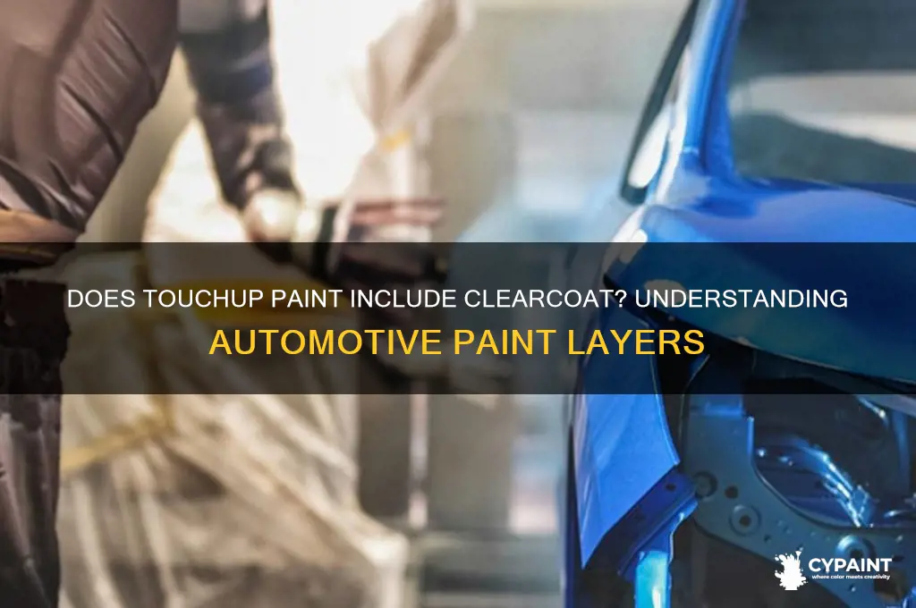 does touchup paint have clearcoat in it