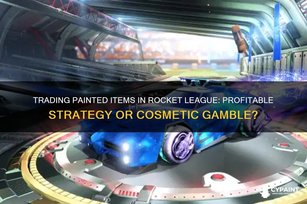 does trading painted items in rocket league