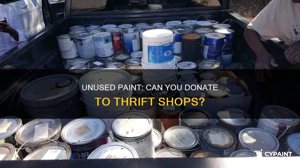 does trigt shops accept some usuable paint left over