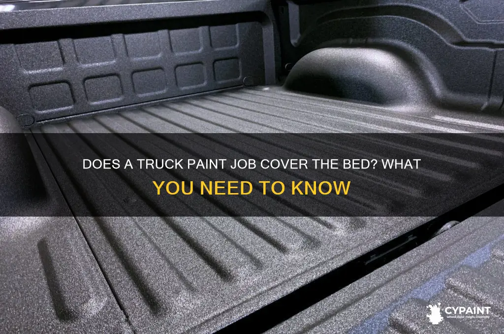 does truck paint job include the bed
