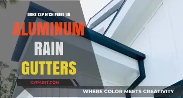 How TSP Affects Aluminum Gutters: Etching Paint Away