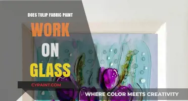 Can Tulip Fabric Paint Adhere to Glass Surfaces? A Creative Guide