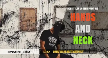 Tyler Joseph's Art: Hands and Neck Painted?
