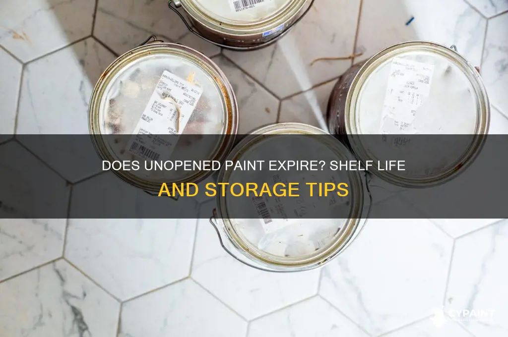 does unopened paint go out of date