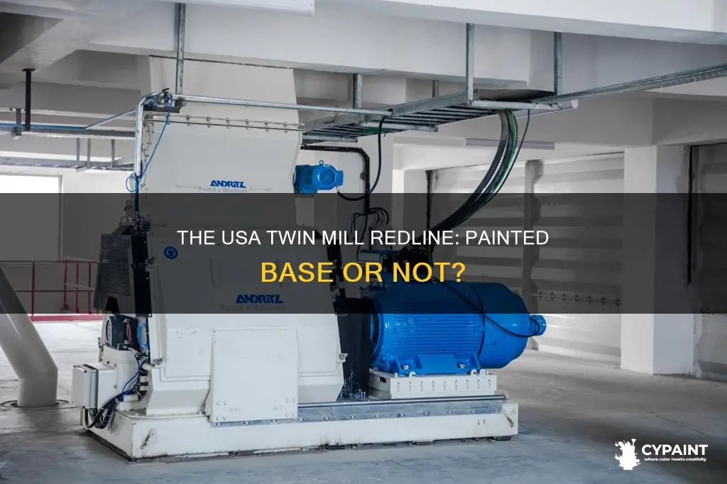 does usa twin mill redline have a painted base