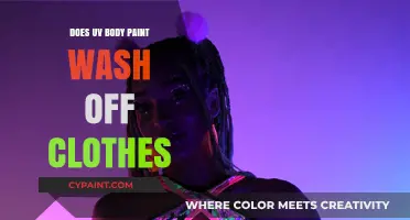 UV Body Paint on Clothes: Does It Wash Off Easily?
