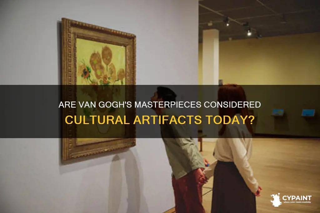 does van gogh paintings qualify for artifacts