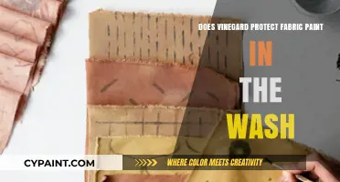 How Vinegar Protects Fabric Paint in the Wash
