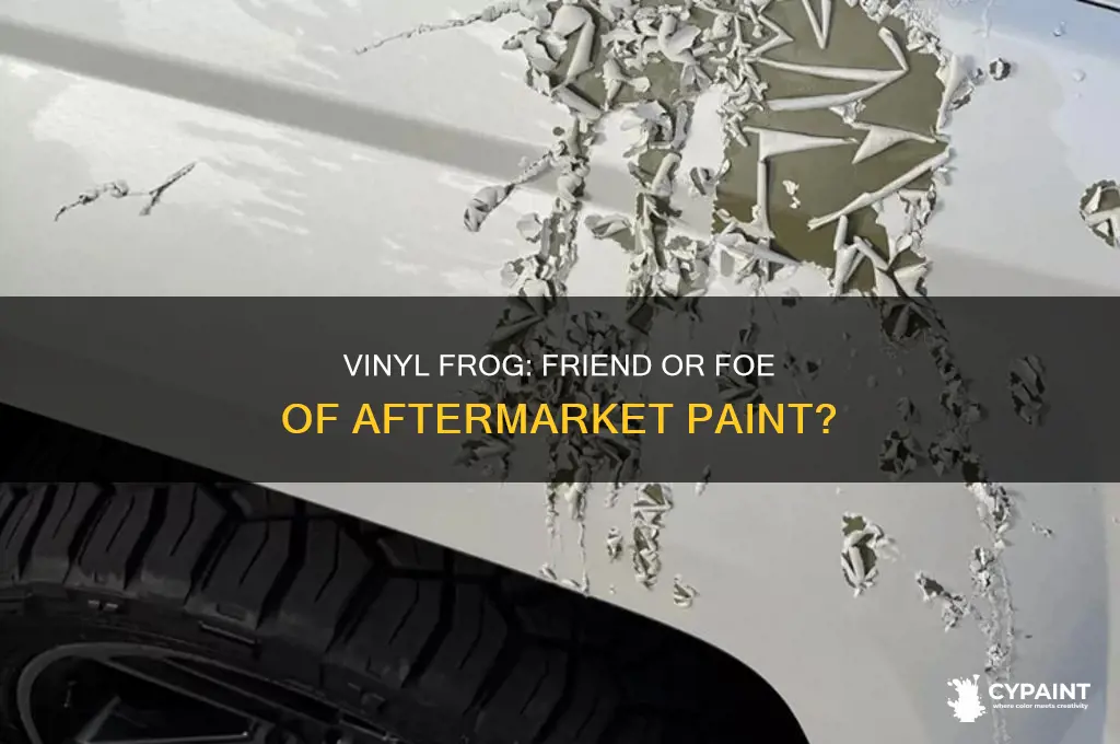 does vinyl frog rip off after market paint