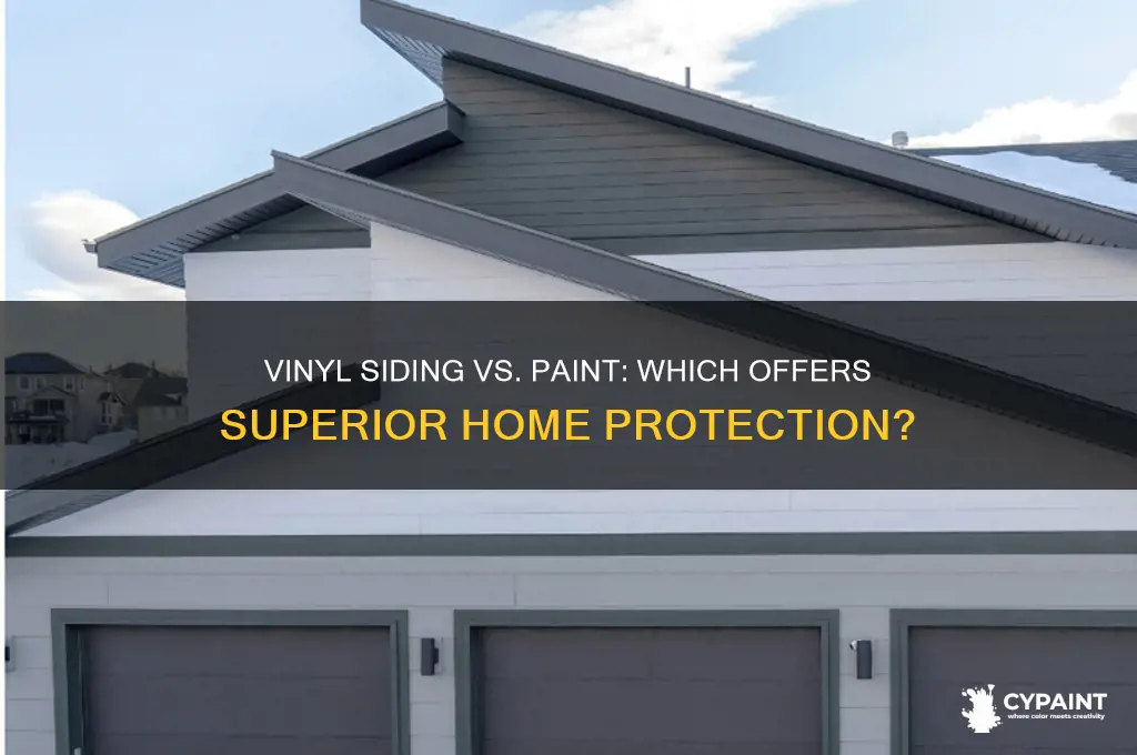 does vinyl siding protect better than paint