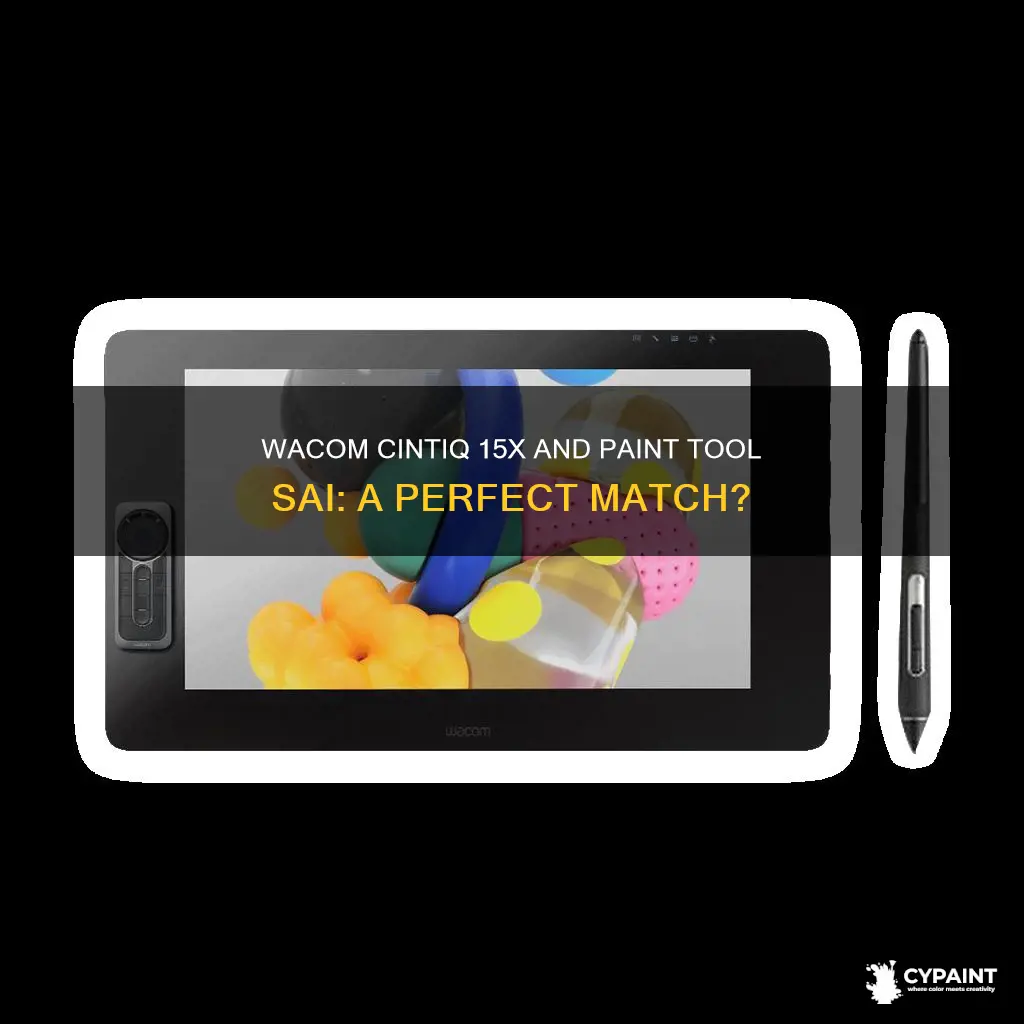 does wacom cintiq 15x work with paint tool sai