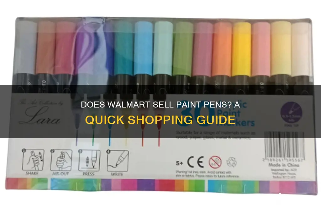 does wal mart carry a paint pen