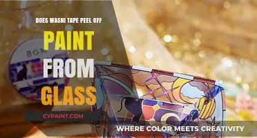 Washi Tape: Safe for Glass, but Will it Peel Paint?