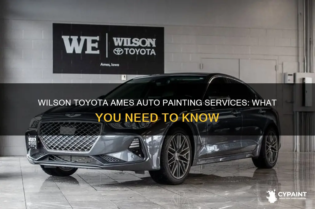 does wilson toyota ames doing auto painting