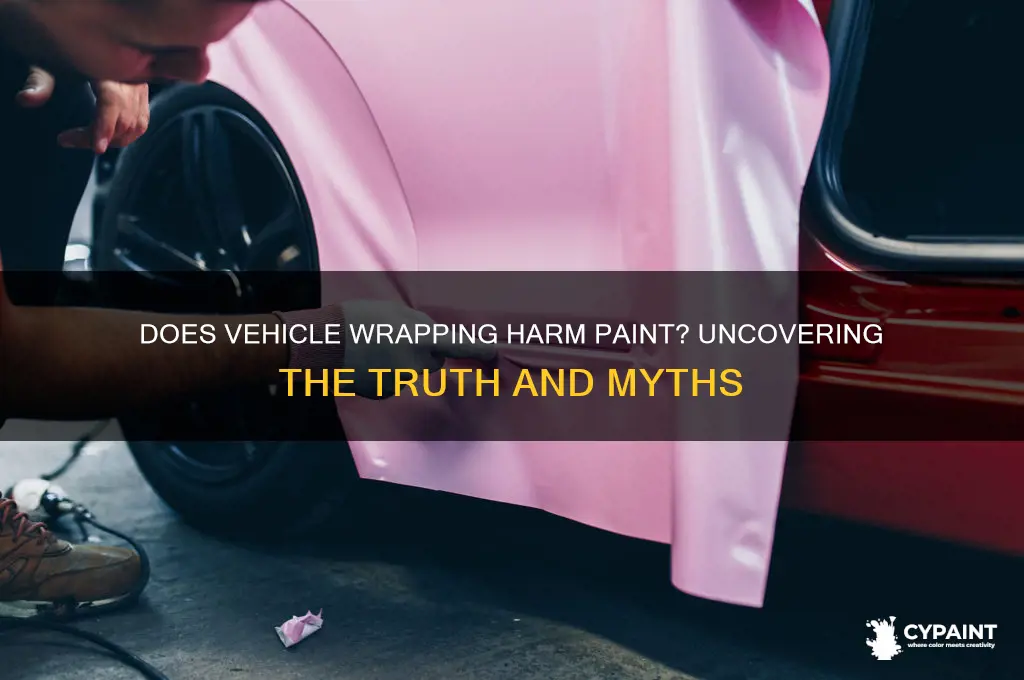 does wrapping a vehicle damage paint job